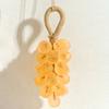 Grape Soap On Rope Handmade Translucent Fruit Shaped Soap Decorative Bathroom Travel Hanging Soap for Shower Sink