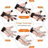 Professional Silicone Finger Strengthener Hand Grip Exerciser for Adults Training Resistance Bands