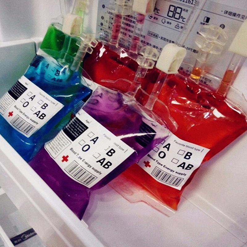 350 ml lékařský PVC opakovaně použitelný sáček na pití energie na krev