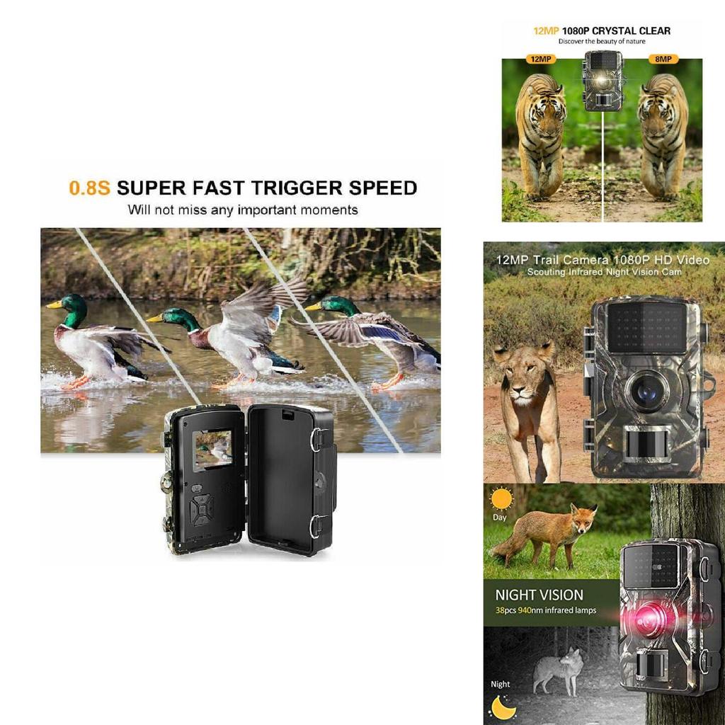 High Definition Wildlife Tracking Camera For Outdoor Use Durable Waterproof Design