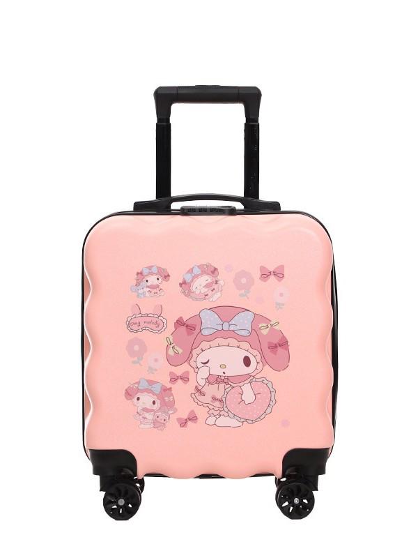 Children's Fashion Cartoon Trolley Case with Universal Wheels & Combination Lock