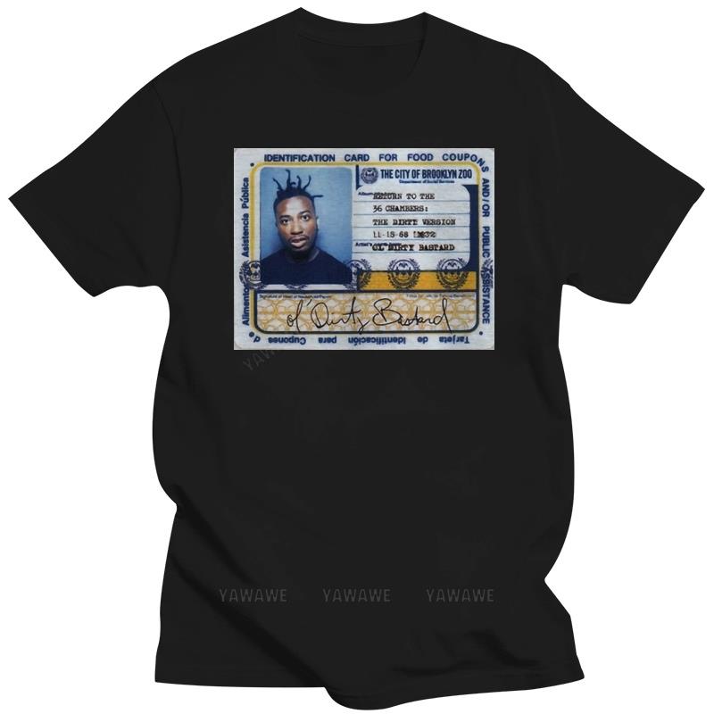 Męski markowy modny t-shirt Letnie koszulki Dla Mężczyzn Ol Dirty Bastard ODB Rap Hip Hop Logo Czarny Biały Koszulka Koszulki T-shirt S-2XL