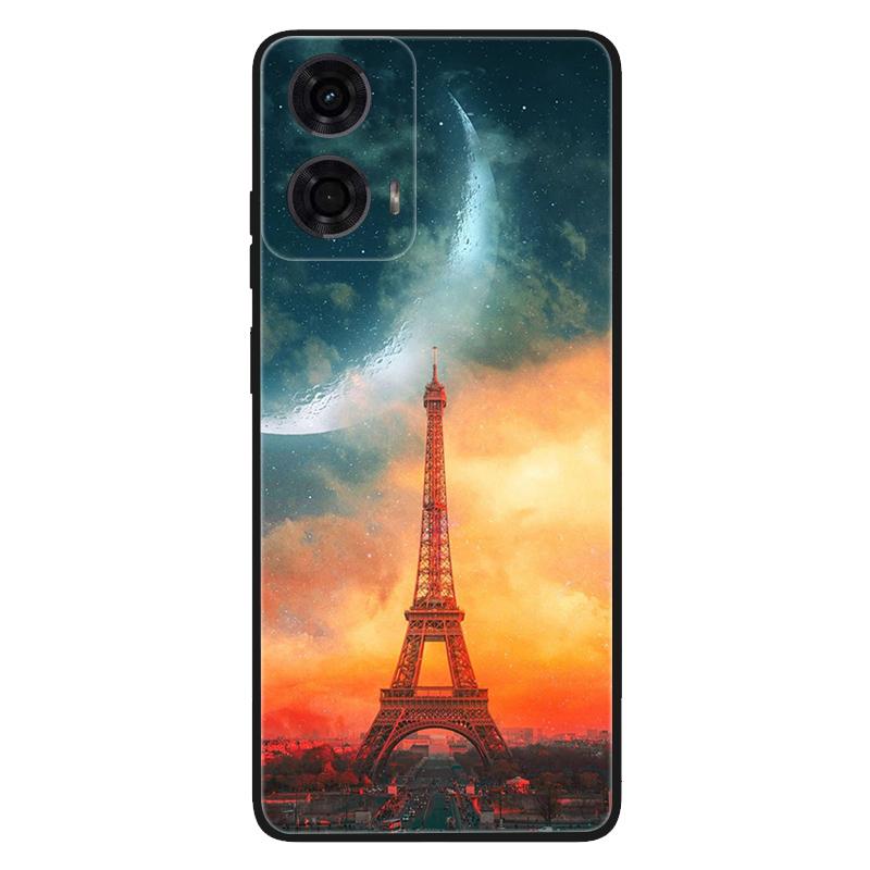For Moto G85 5G Case TPU Space Soft Silicone Back Cover Phone Cases For Motorola Moto E14 MotoG85 Wolf Protective Cool funda