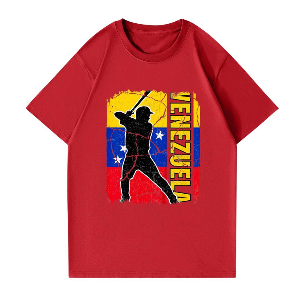 Modisches rundhalsiges lässiges bedrucktes kurzärmeliges T-Shirt Top für Damen und Herren