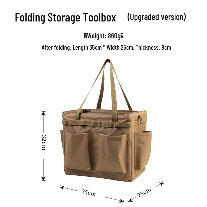 Multi-Purpose Outdoor Storage Box with Lid and Tabletop Functionality for Camping