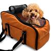 Ray Shop Pet Carrier with Keeps Your Dog and Prevents Backpack 3-Way Lid, Calmed, Armrests, Slipping, (Vitamin Orange, Small)