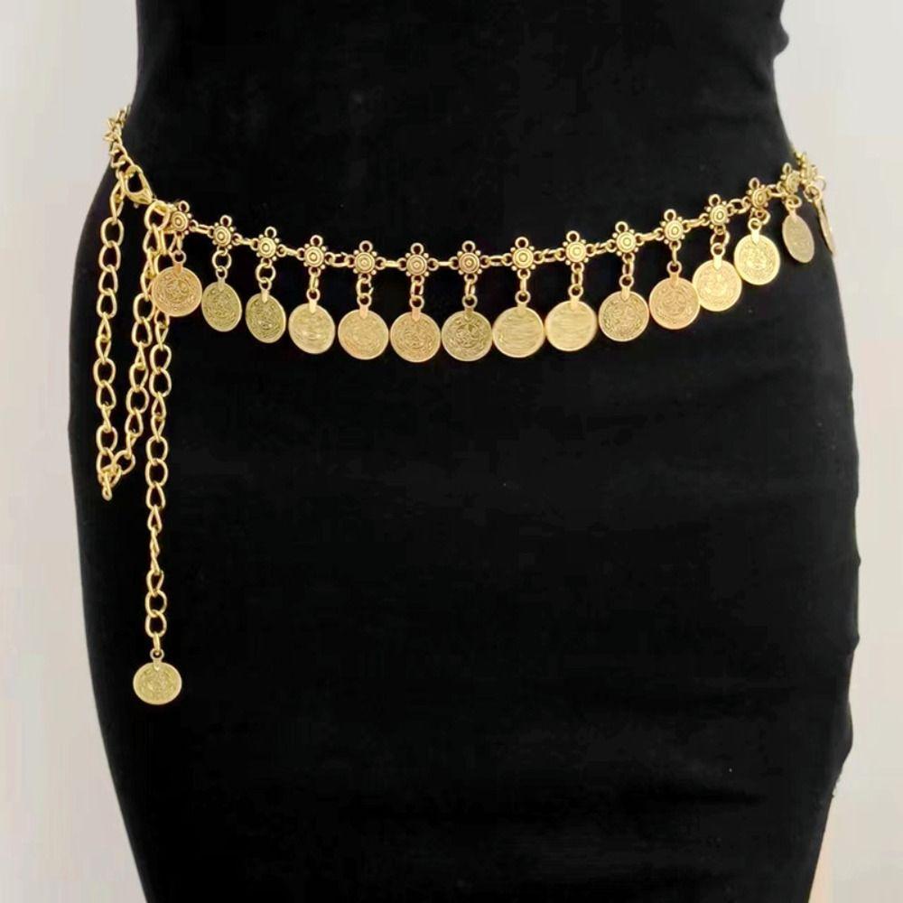 Tassels Coin Belly Chain Retro Body Jewelry Fashion Waist Chains  for Women