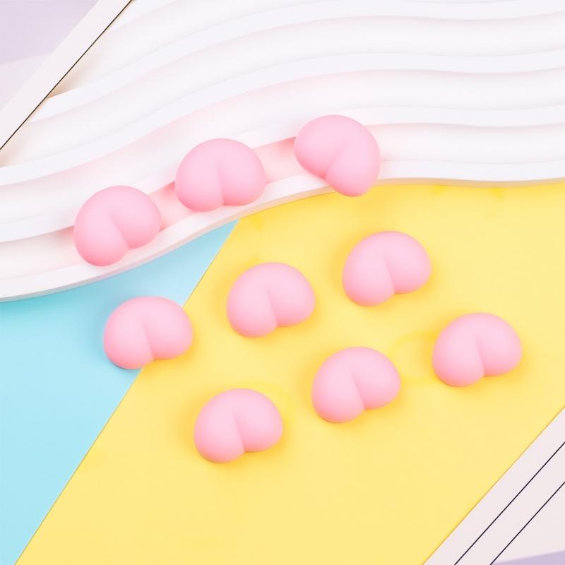 Funny Butt Peach Shaped Stress Ball for Adults Students Office Desk Relaxation Pranks TPR Portable Pink Toy