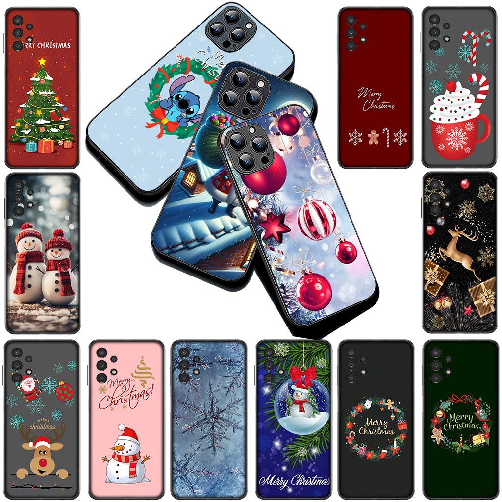 Snow Merry Christmas Deer gift Santa Claus Cover for Motorola Moto G55 G45 G75 G85 G13 Edge 50 30 Fusion 40 NEO Ultra Pro Case