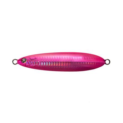 TIEMCO Ocean Dominator Bottom Fish Metal Jig Holo Lure, 108mm, 140g, Pink, #18