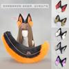 Halloween Wolf Ear Headband Cosplay Set With Tail Adult Costume Accessory Anime Style