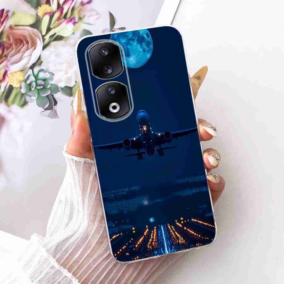 Funda para Honor 90 Pro 5G 6.78" Moda Mariposa Pintada Silicona TPU Cubierta Trasera Para Honor 90Pro 90 PRO 5G REP-AN00 Fundas para Teléfono