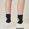 SHOWPIECE Flower Point Socks_BK