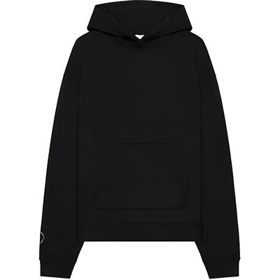 Nike X John Elliott Collaboration Solid Color Loose Fit Long Sleeve Hoodie Men Hoodies Black AA7078-010