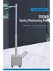 Mobile Sentry Adjustable Solar-Powered Monitoring Pole: 3m Bullet/Dome Camera with Waterproof Box