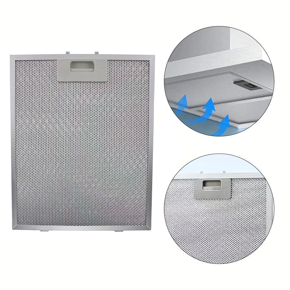 Cooker Hood Filters Metal Mesh Extractor Vent Filter 340x270mm Exhaust Fans Ventilation Filter Mesh Cooker Hood Grease Filter