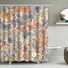 Beautiful Butterfly Floral Shower Curtain Bath Decor Pink Color