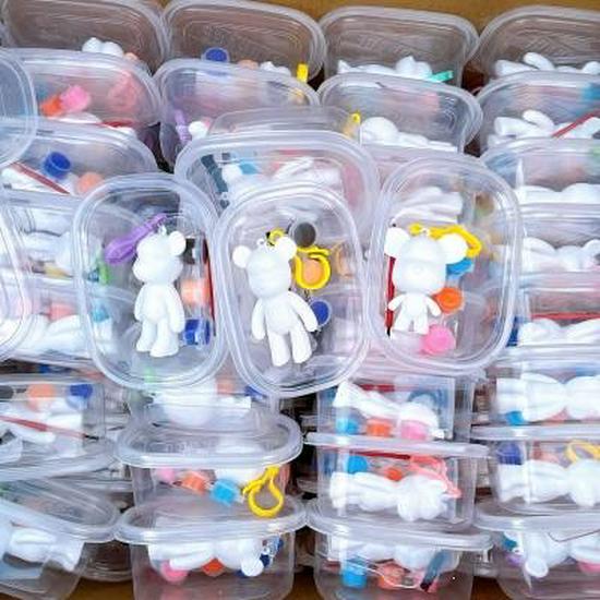 DIY Plaster Doll Coloring Kit: Handmade Cartoon Toy for Kids, Art Class, or Kindergarten Rewards