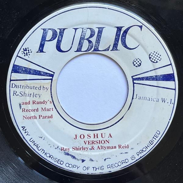 7inch Record ROY SHIRLEY  ALTAMONT REID  Joshua   Monkey Princess NONE Public 1972 Jamaica Reggae Ska  Dub Used