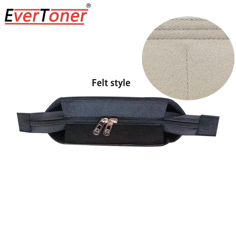 EverToner New Insert Bag for Y-L Shopping mini Linner Bag Portable Felt/Suede Organizer Multi-Pocket Storage Travel Accessory