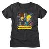 MTV Cartoon Beavis And Butthead Rockin Out MTV Logo Repeat Women's T Shirt