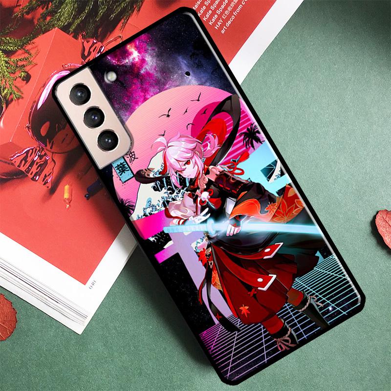 Genshin Impact Kaedehara Kazuha Phone Case For Samsung Galaxy S25 Ultra S9 S10 S20 S20 S21 S22 S23 Plus S24 FE Back Cover