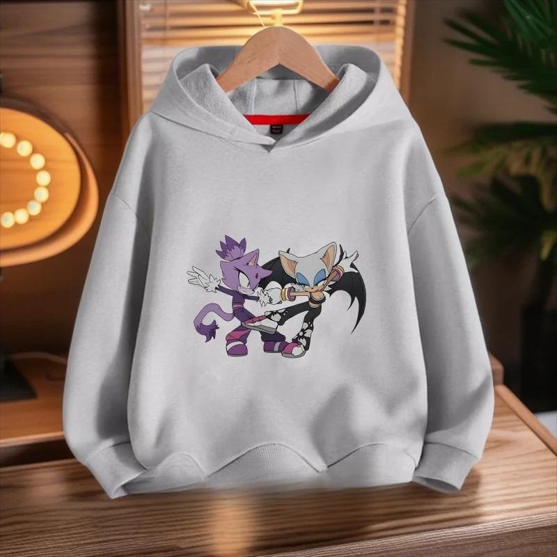 Cartoon Printed Kids Fashion Sweatshirts Casual Versatile Hoodies Sweatshirts Boys