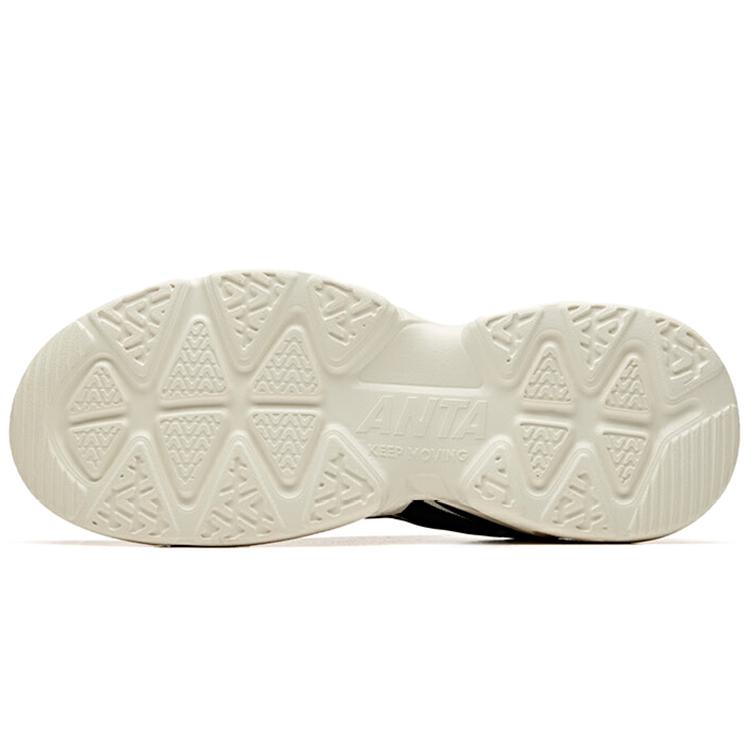 Anta Low Top Casual Shoes Men's Black White 111948823R-1