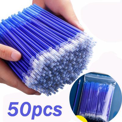 Erasable Gel Pen 0.5mm Erasable Pen Refill Rod Blue Black Ink Washable Handle For School Stationery Office Writing