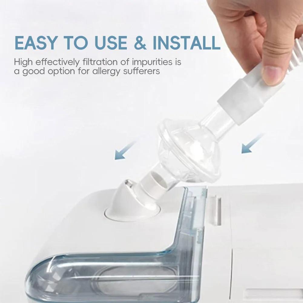 Transparente CPAP-Atemfilter (3/1 Stück) Bakterieller und viraler Schutz für Ihr CPAP-Gerät Wesentliche Ersatzteile