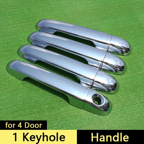 for Hyundai i20 2008 - 2013 PB Chrome Door Handle Cover Trim Set 2009 2010 2011 2012 Car Accessories Stickers Car Styling