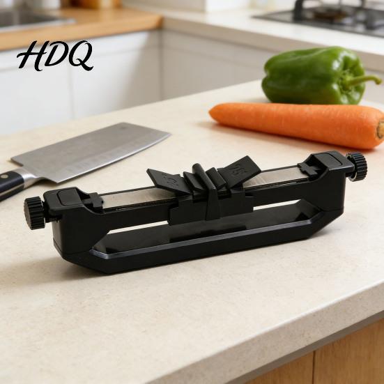Precise Angle Knife Sharpener Portable with Adjustable Angle 15/17/25-degree Guided Sharpening Multipurpose Stone for Kitchen And Travel Multi