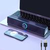 Desktop Speaker BT5.0 2 Channel Sound Enhances Bass Response Space Saving LED Illuminating Control Knob