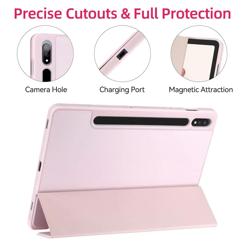 For Samsung Tab S6 lite A11 plus case S7/S8/S11 S7P/S7FE S10FE/S9/S9FE/S10lite S9P/S9 FE+/S10P 12.4in A9/A9P 11in With Pen Slot