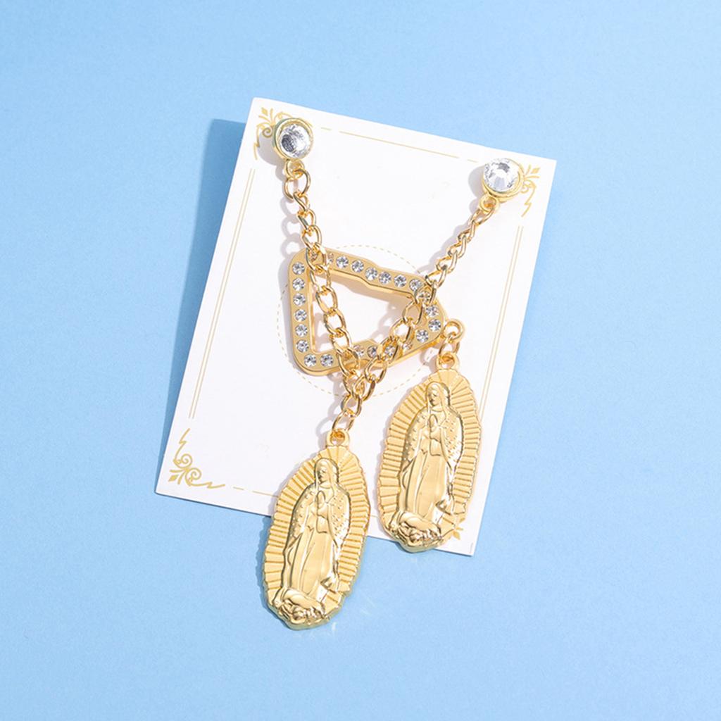 Elegant Enamel Brooch Hat Clip Breastpin Handmade Backpack Lapel Badge Accessory for Church Gatherings Or Daily Wear