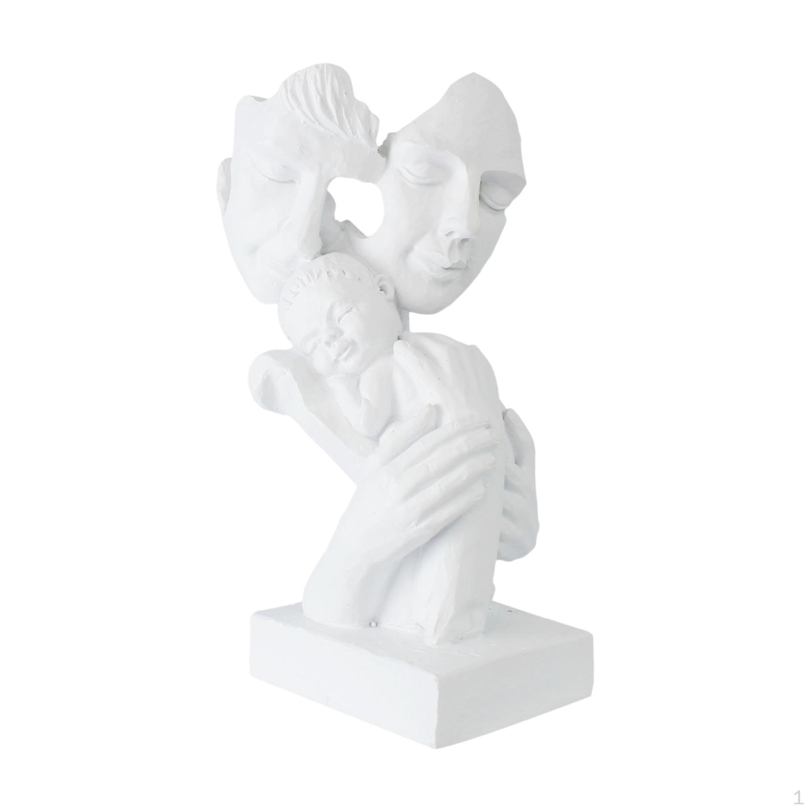 

Элегантная скульптура из смолы «Семейное трио» для домашнего дисплея