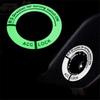 Optional Color Night Vision Light Luminous Ignition Switch Sticker Glow Key Ring Hole Cover for Car Accessories Interior