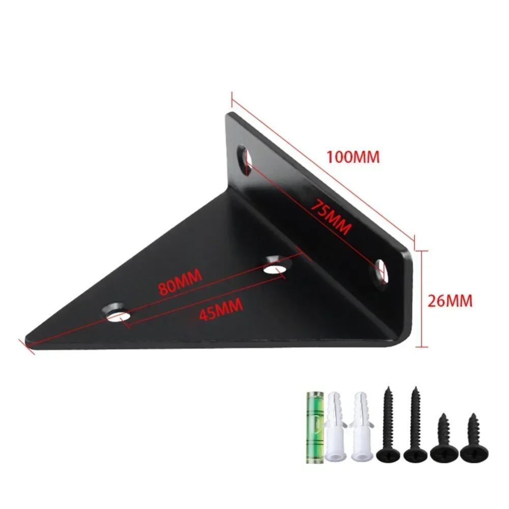 Triangle Bracket Heavy Support Wall Mounted Bench Table Shelf Bracket Invisible Triangle Support DIY Home Decoration