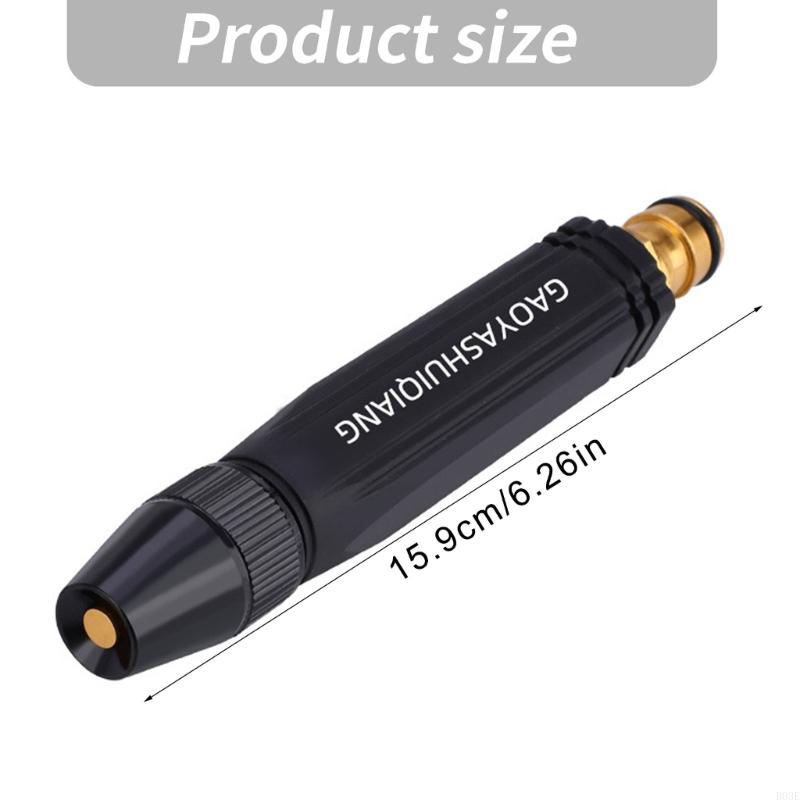 High Pressure Garden Hose Nozzle Household Car Wash Water Black Car Wash Nozzle Water Watering Pipe Car Washing B03E