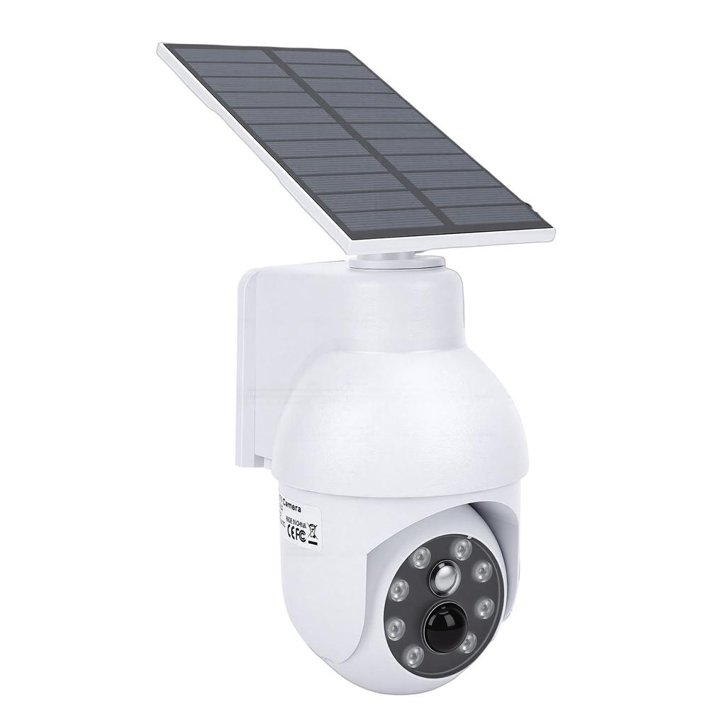 Solar Security Light 540LM Motion Sensor Outdoor IP64 Water Proof Simulation Camera LED Light for Yard