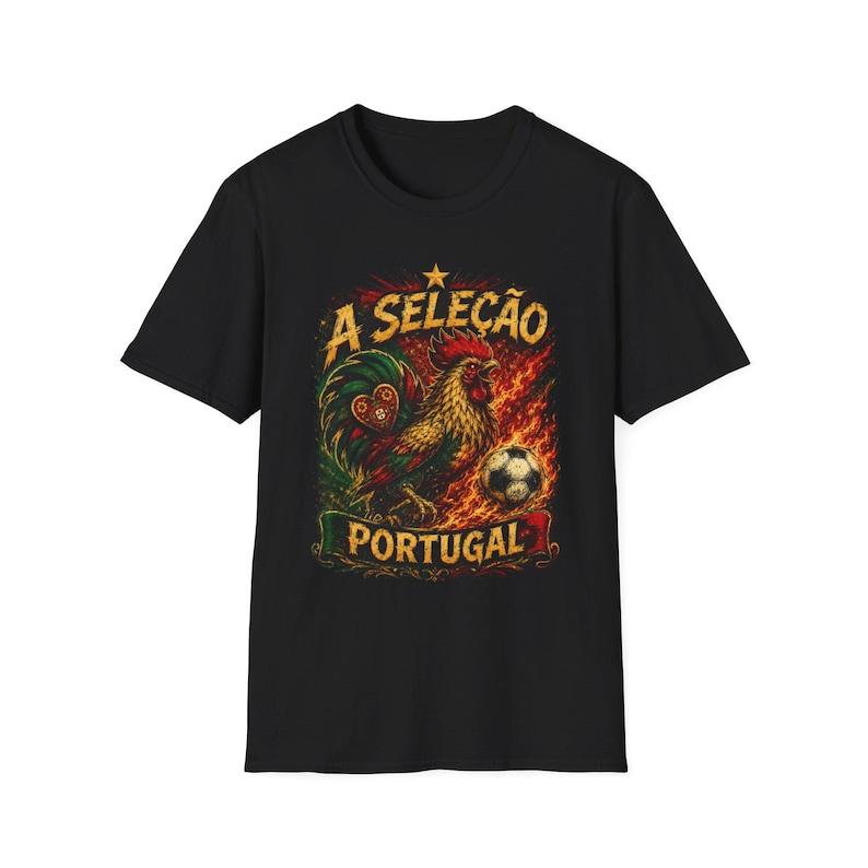 A Selecao Rooster Portugal T-Shirt | Soccer Football Portugal Crest XL