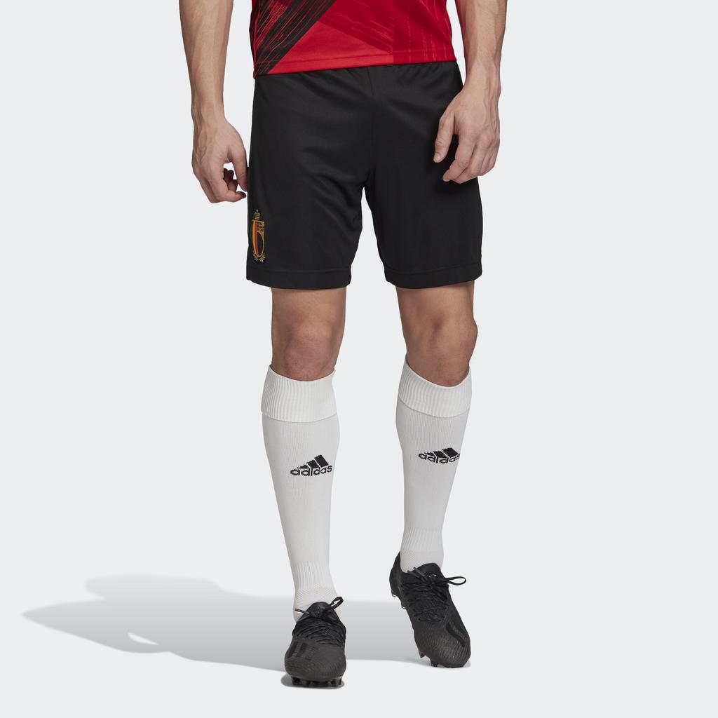 Adidas Belgium National Team Home Football Shorts Men Bottoms Black EJ8554