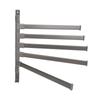 Towel Rack 5 Arm   Towel Bar Wall Mounted Punch   Bathroom Dual Use Storage Rack