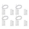 10 Sets Magnetic Door Switch Wiring Recessed Door Sensor DC100V Window Reed Switch for Alarm System White