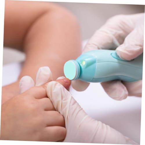 Hakidzel Electric Baby Nail File Replacement Heads, 12-Piece Set, Baby Nail Grinder Attachments, Easy Replacement for Baby Nail Files, 1.8*1.8*1.8cm,