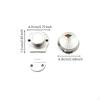 Hinge Door Hinge, bidirectional coil, hidden adjustable, silver, indoor bar Silver For 1.6cm board