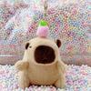 Little Red Book Capybara & Guinea Pig Plush Keychain Ornament