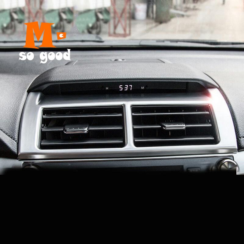 3pcs for Toyota Camry 2012 2013 2014 2015 2016 Car Left Right Center Air Conditioning Outlet AC Vent Car Accessories Cover Trim