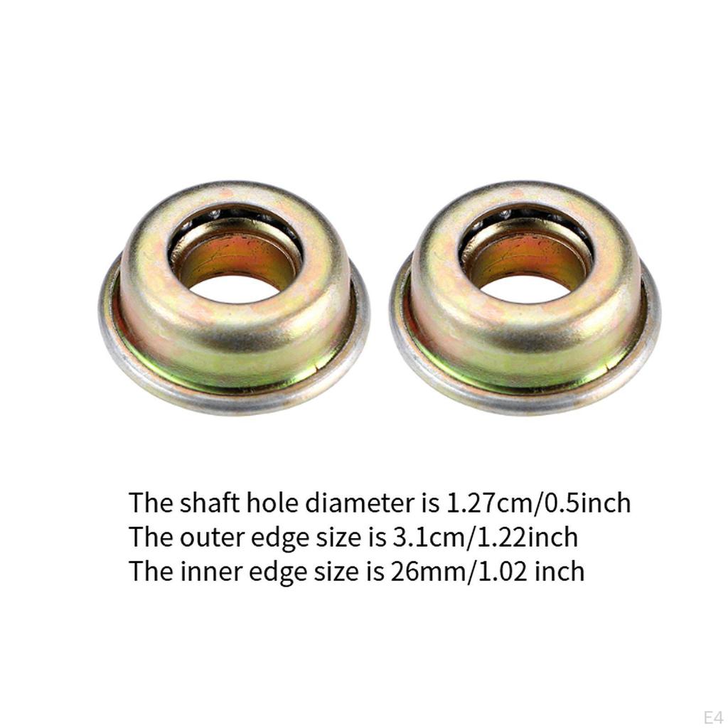 2x Wheelchair Front Fork Bearings Wear Resistant Universal Easy To Install