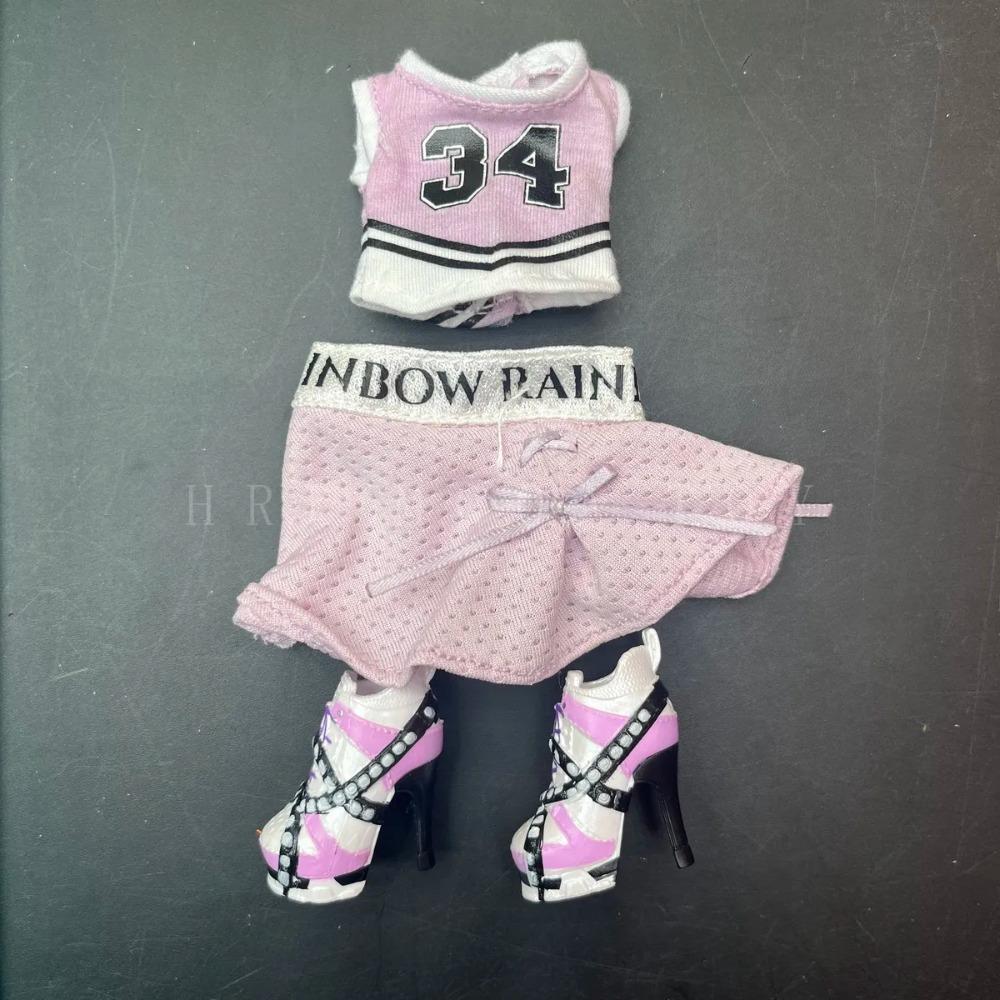 Original Gelenkige Regenbogen Mittelschule Schleim Puppe Große Schwester Modekleid Mädchen Feiertagsgeschenk Spielzeug